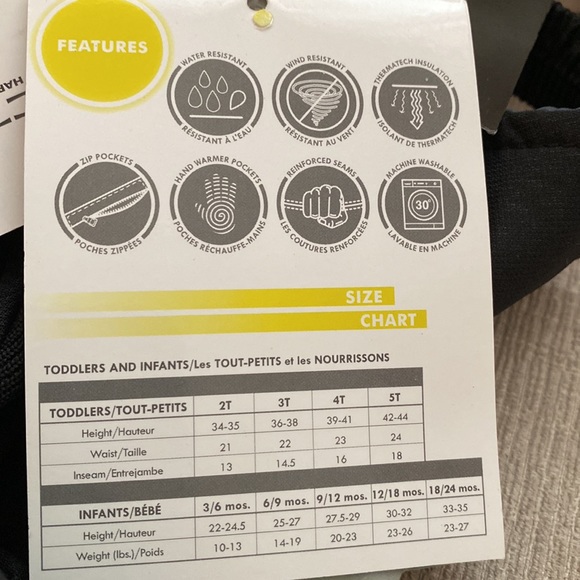 ❄️Arctix Insulated Bib Snow Overalls - 18MO - Picture 10 of 12